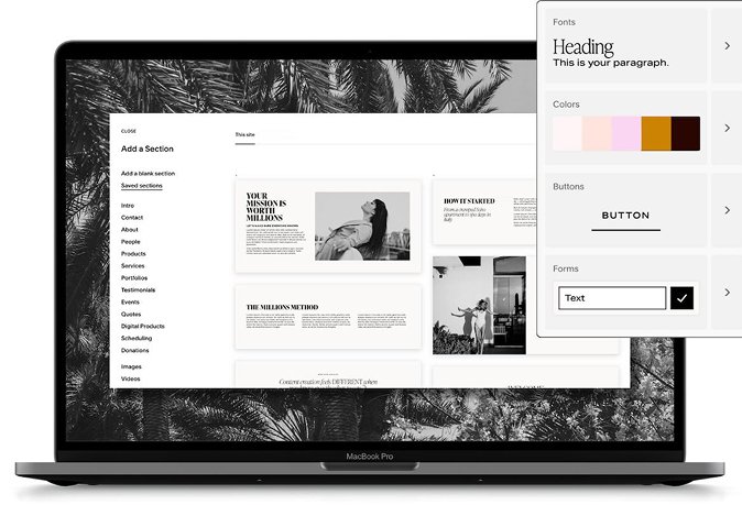 Professional Squarespace website design, development, and optimisation
